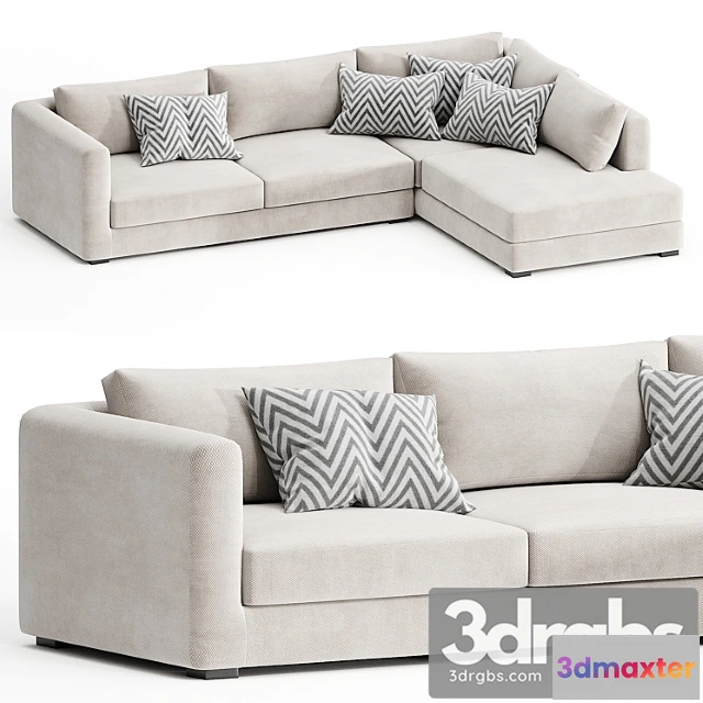 1034836 - Blake large open end corner sofa 64