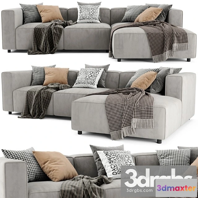 1034884 - Boconcept carmo chaise longue sofa