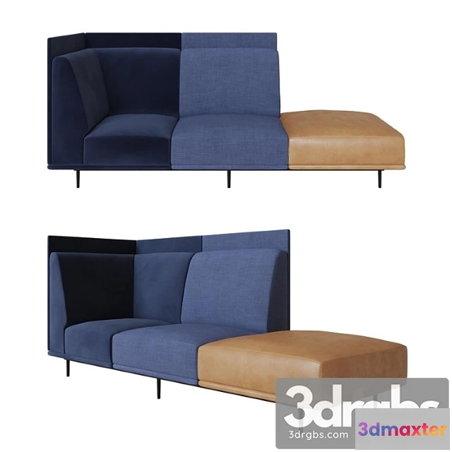 1034916 - Boconcept toulouse seat without backrest