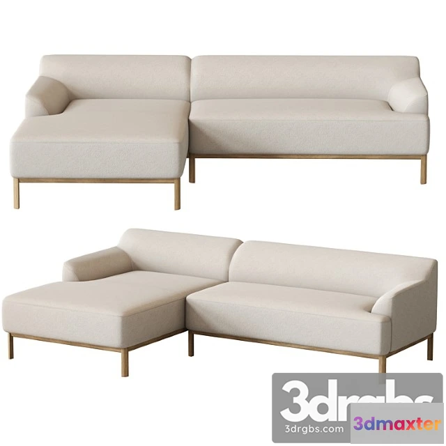 1035016 - Caro sofa 3 seater with chaise longue