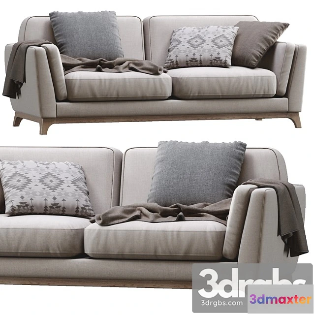 1035044 - Ceni volcanic gray sofa by article 2