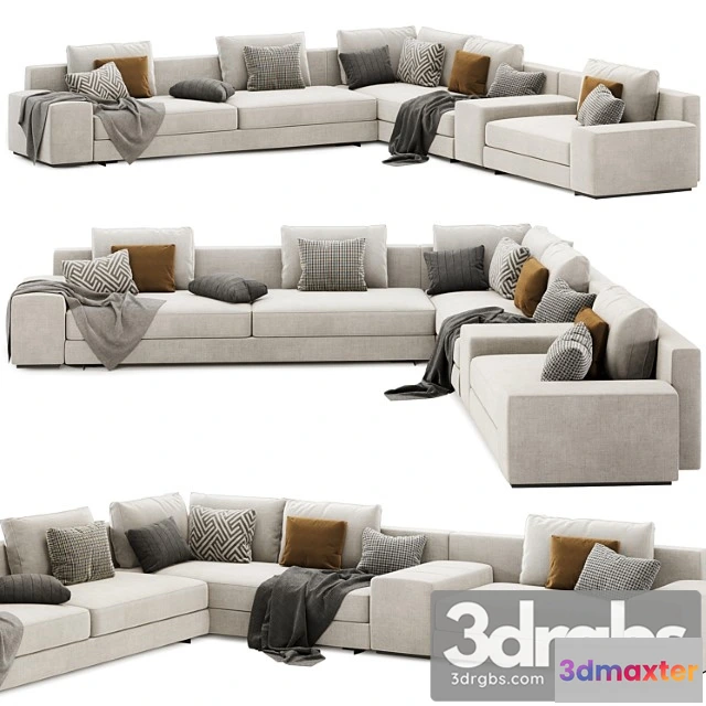 1035188 - Daniels modular sofa set 02 by minotti italia