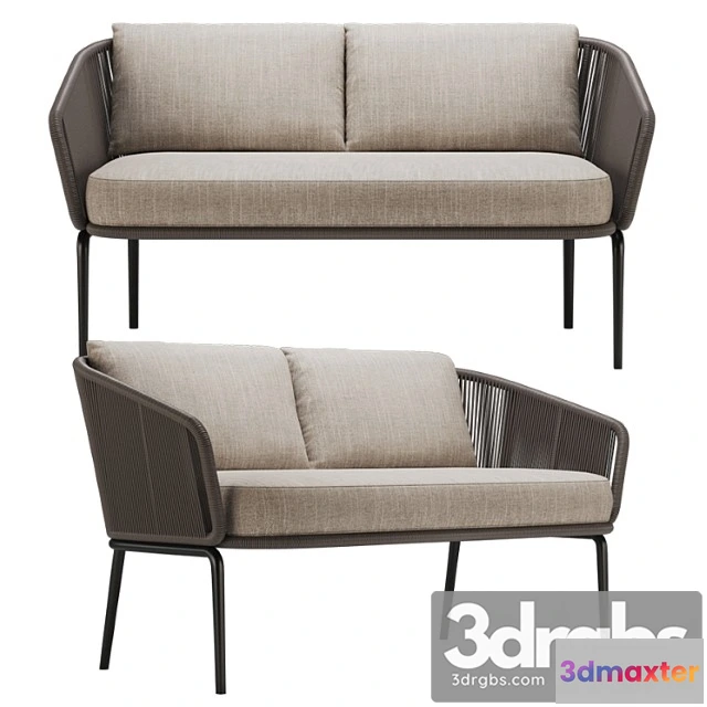 1035212 - Dedon rilly 2 seater sofa