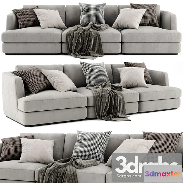 1035458 - Flexform barret 3 seats sofa