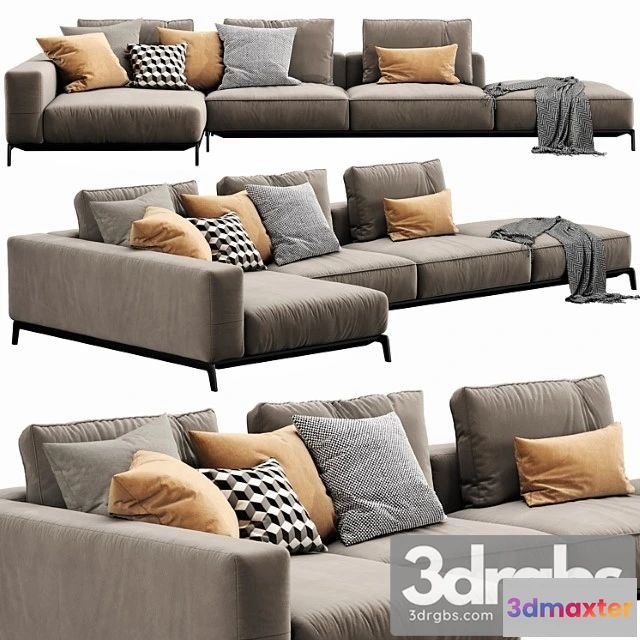 1035472 - Flexform ettore sectional
