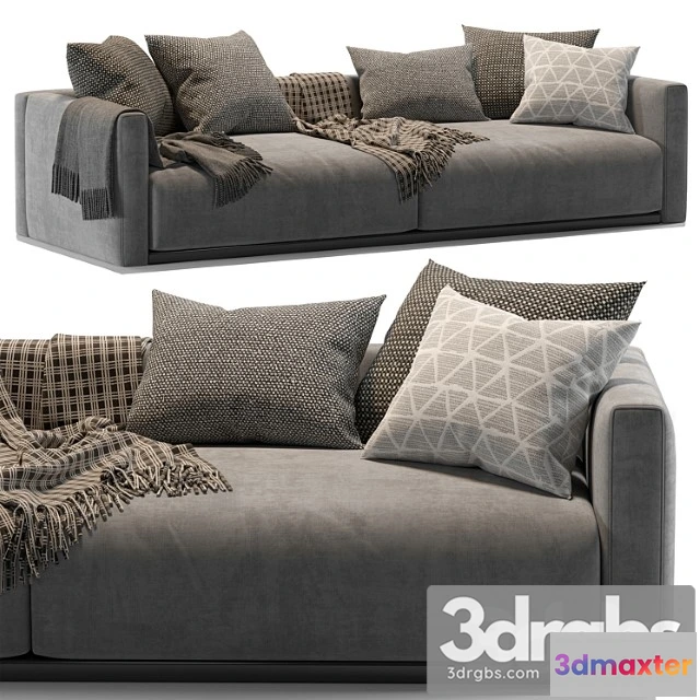 1035500 - Flexform romeo compact 2 seater sofa