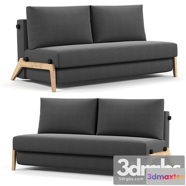 1035722 - Innovation living ilb 500 160 sofa bed lacquered oak