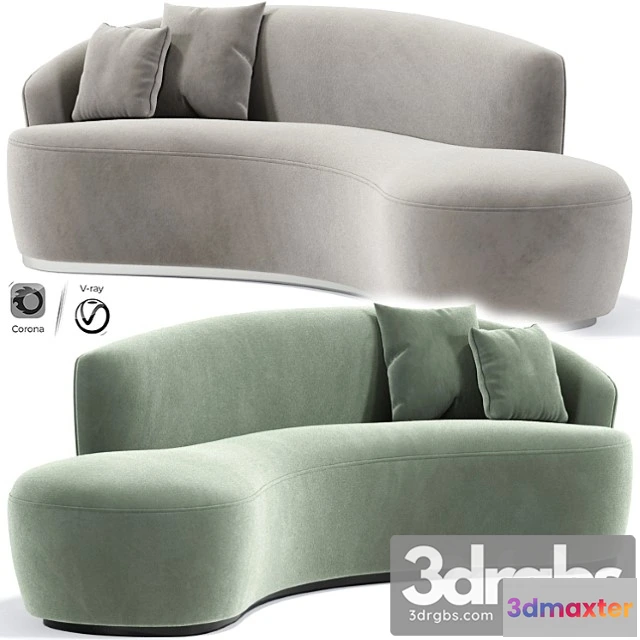 1035742 - Italian inspired modern curved sofa
