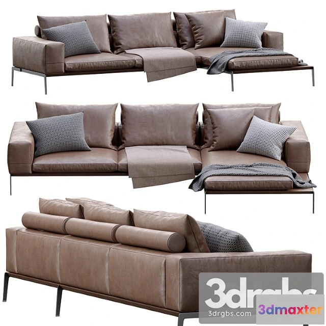 1035896 - Lifesteel sofa by flexform