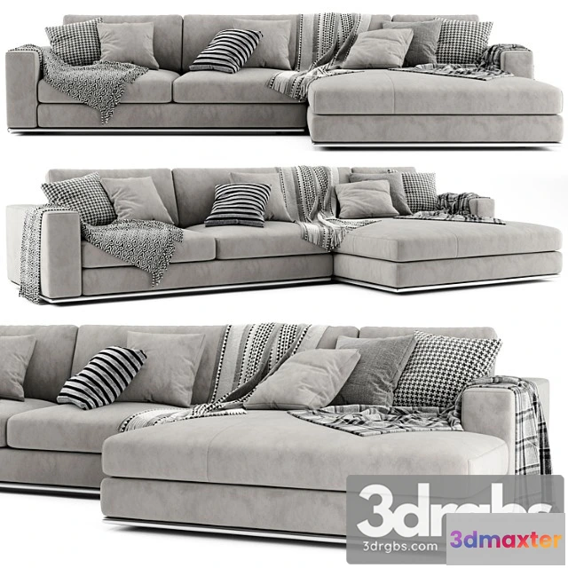 1036154 - Minotti hamilton chaise longue sofa