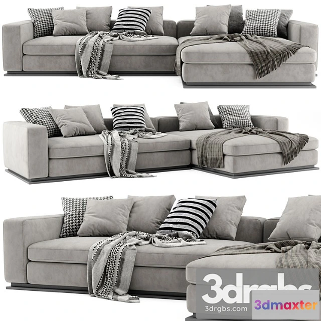 1036166 - Minotti leonard chaise longue sofa