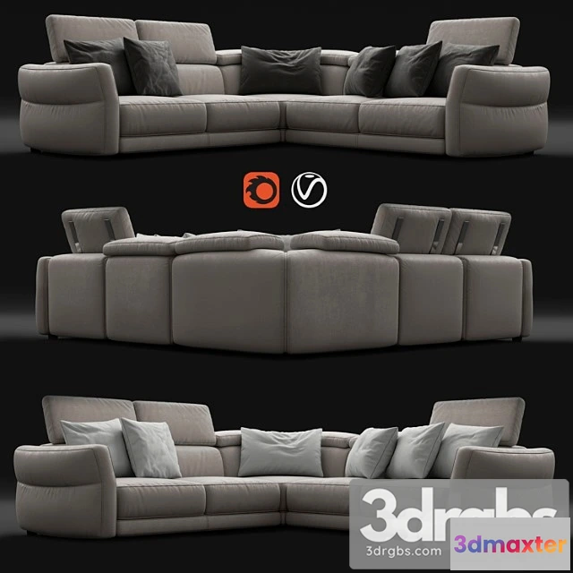 1036296 - Natuzzi notturno sofa