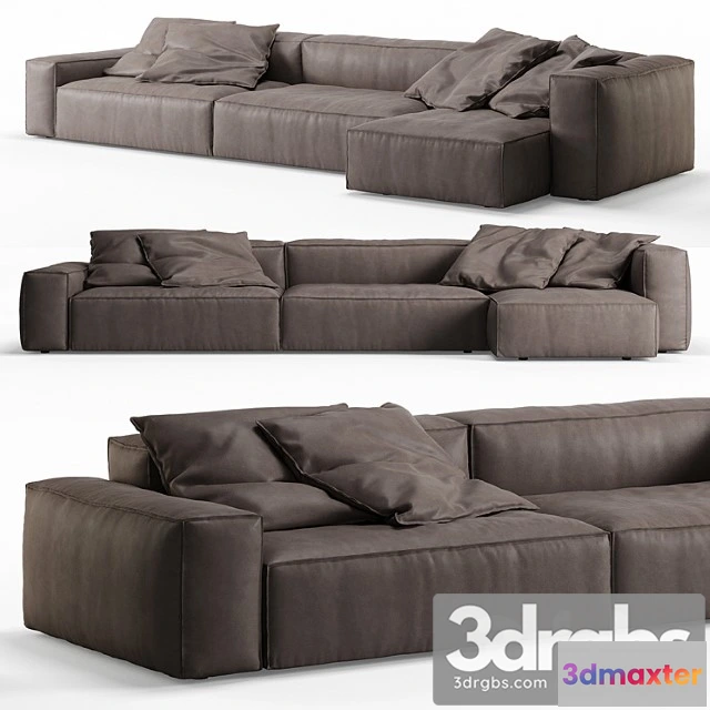 1036310 - Neowall leather corner sofa by living divani