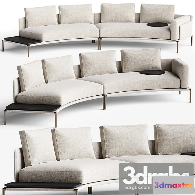 1036332 - Noah curved sofa by zanotta