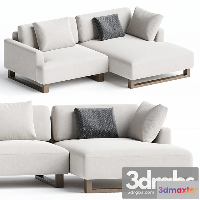 1036374 - Onte corner sofa bucle white
