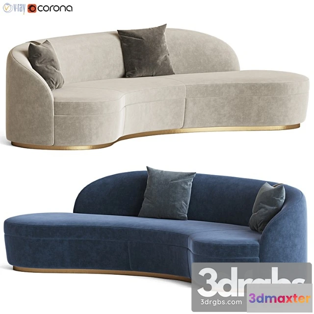 1036382 - Otium curved sofa capital collection