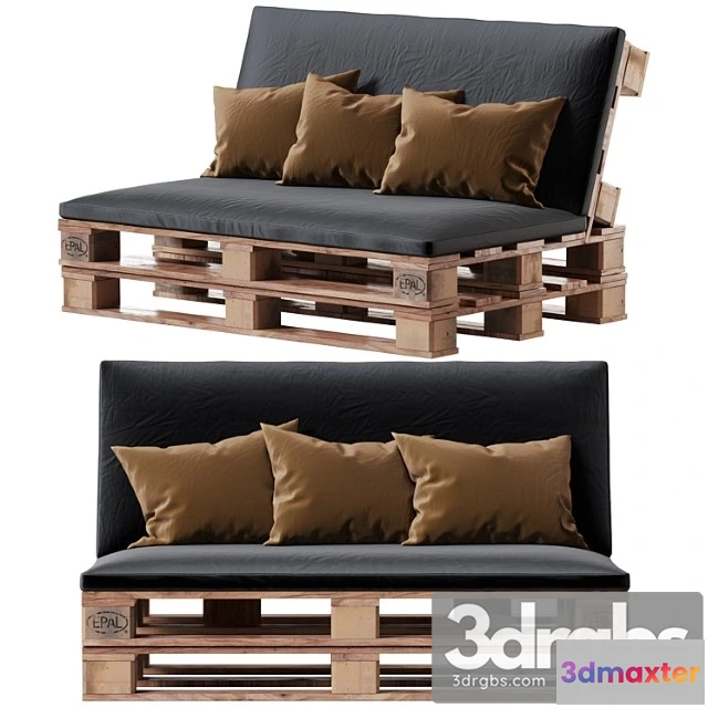 1036420 - Pallet sofa