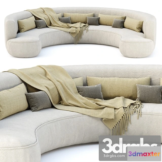 1036558 - Pounded Restaurant Sofa