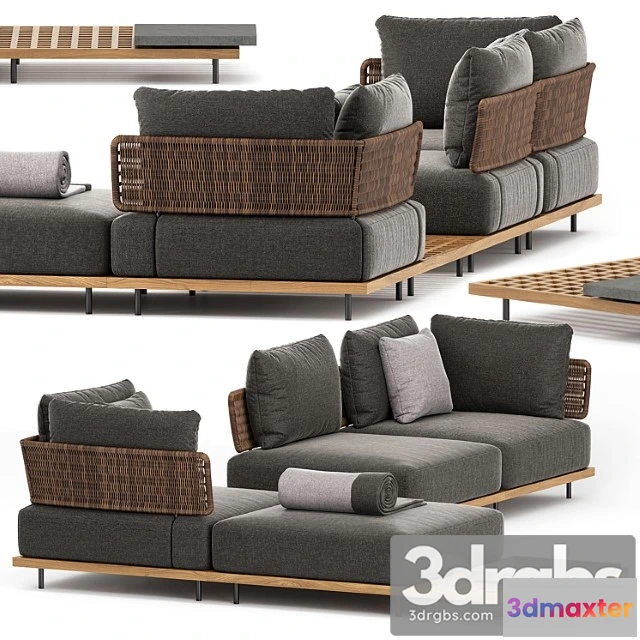 1036578 - Quadrado outdoor sofa set2 by minotti