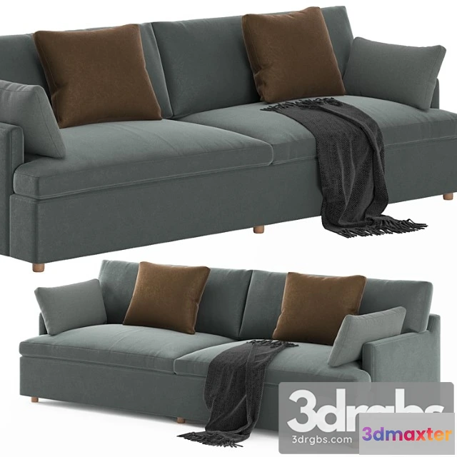 1036630 - Rh cloud track arm sofa