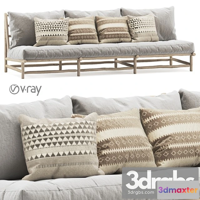 1036660 - Rock the kasbah three-seater sofa