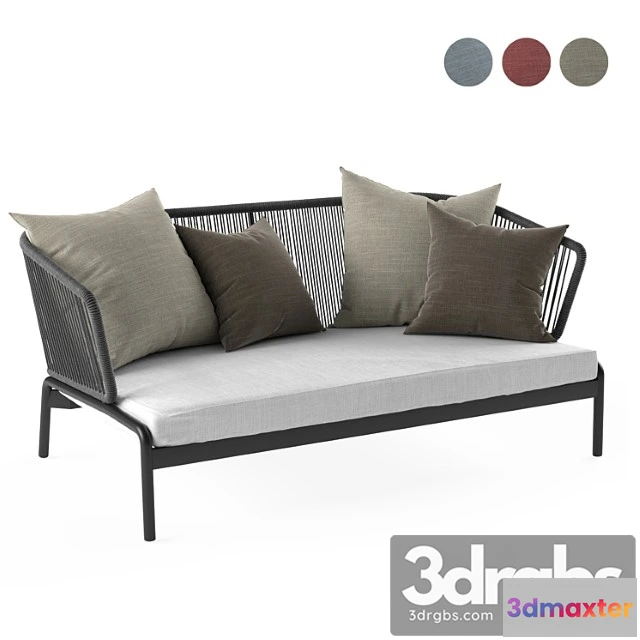 1036668 - Roda spool 2-seat sofa