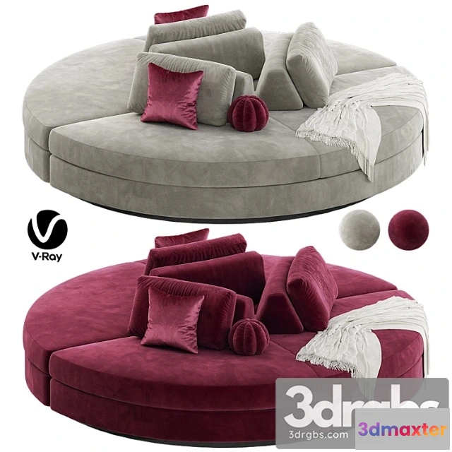 1036932 - Sofa dema 3 seat circle