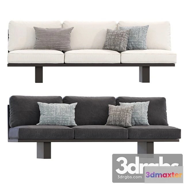 1037260 - Suelo outdoor armless sofa