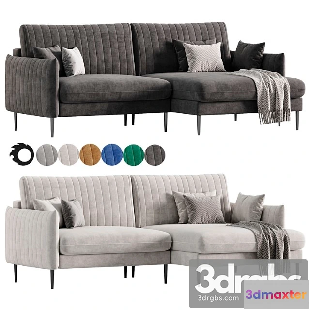 1037276 - Svaut velvet sofa