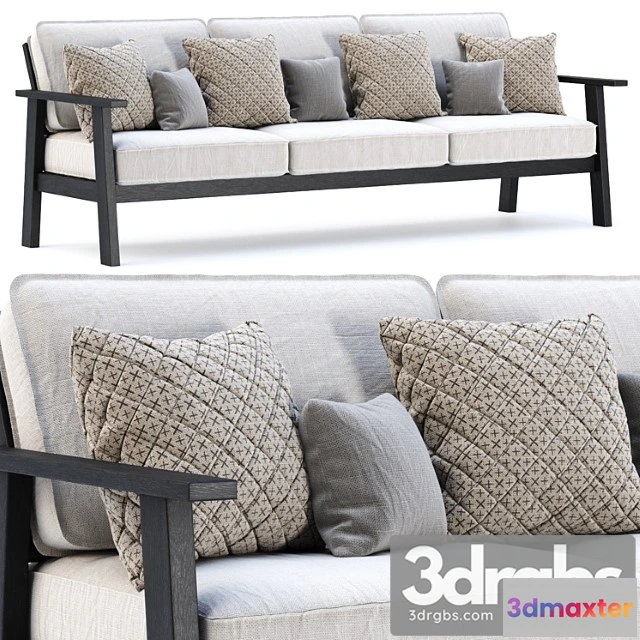 1037338 - Three-seater garden sofa