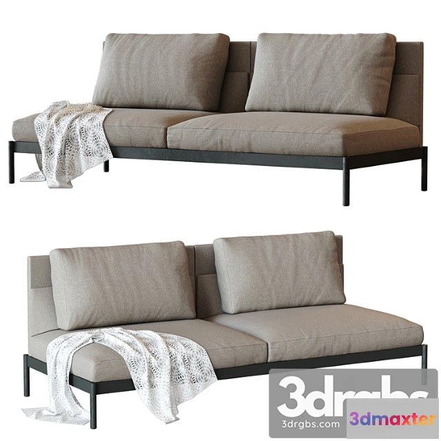 1037358 - Total sofa - 2.5 seat armless - part & whole