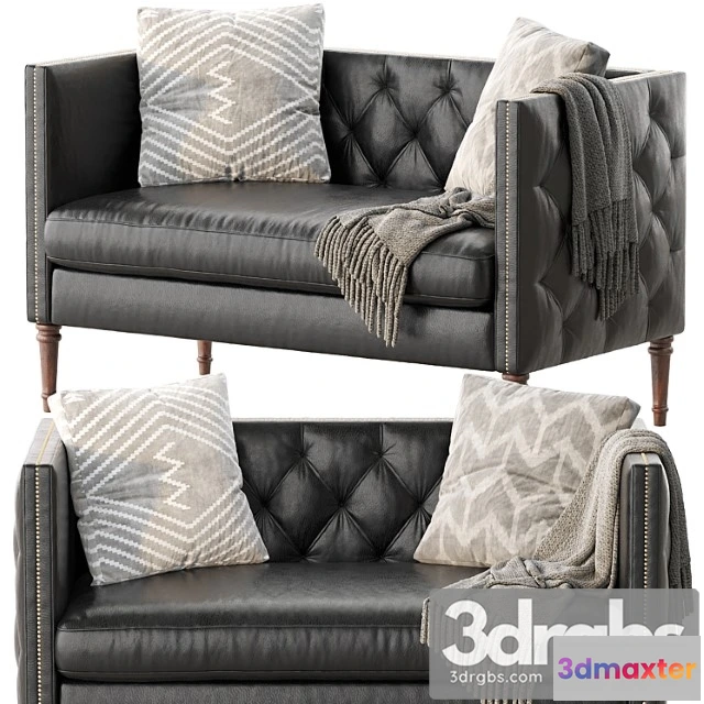 1037394 - Vanves chesterfield settee