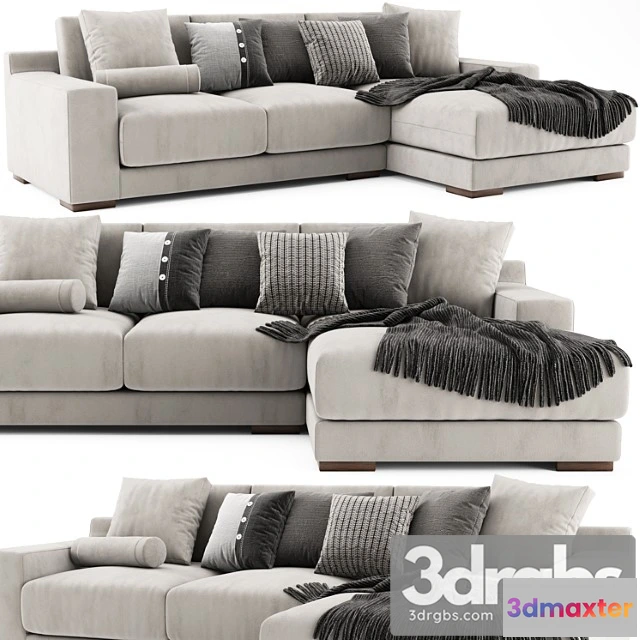 1037450 - West elm dalton chaise longue