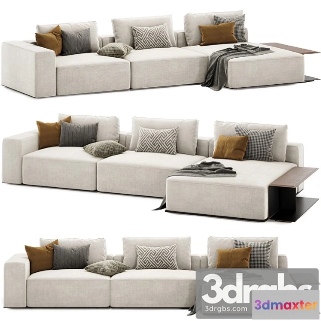 1037480 - Westside modular sofa with side table by poliform