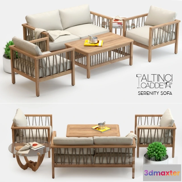 1072014 - ALTINCI CADDLE Serenity Garden Sofa Set PRO - 205571