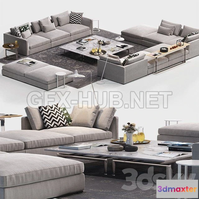1073238 - B  B Italia Richard sofa 1 - 206795
