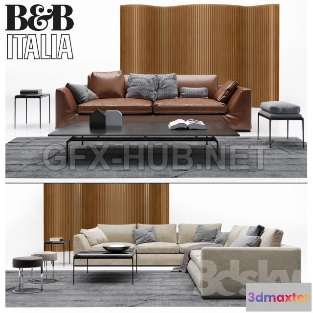 1073242 - B  B Italia Sofa Richard - 206799