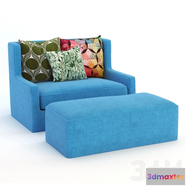 1074872 - Blue Sofa - 208429