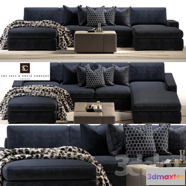 1075320 - Brancusi corner sofa and Matisse ottoman - 208877