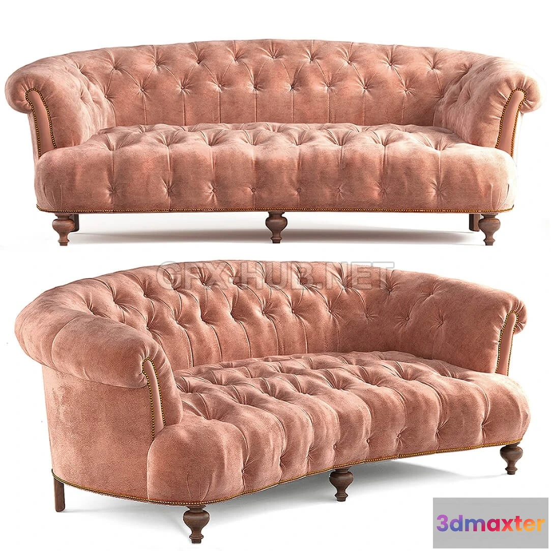 1075446 - Brussel Blush sofa - 209003
