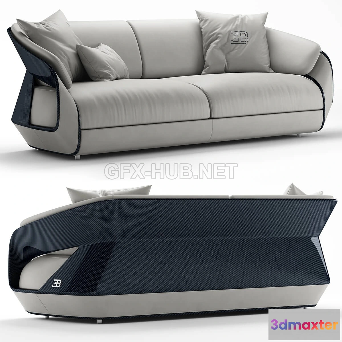 1075498 - Bugatti Home Royal sofa - 209055