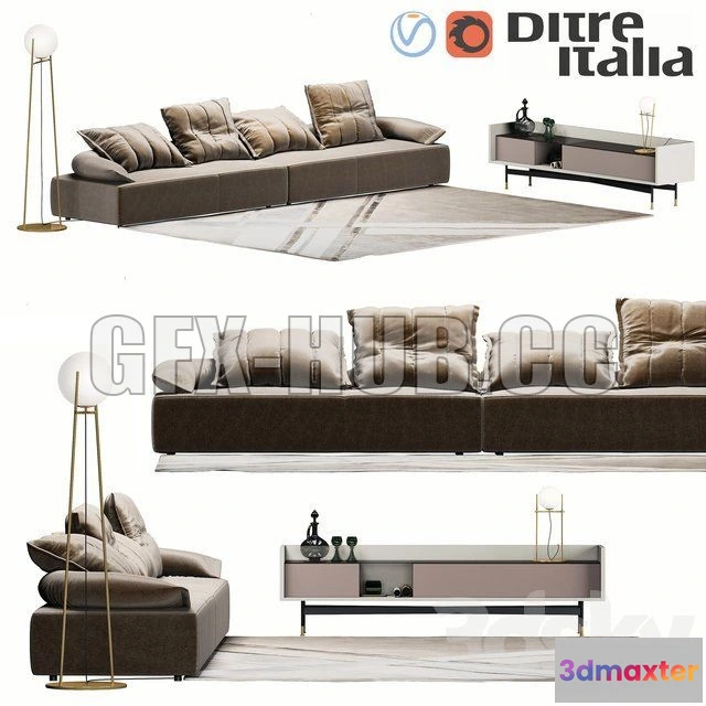 1079190 - Ditre Italia Flick-Flack sofa - 212747
