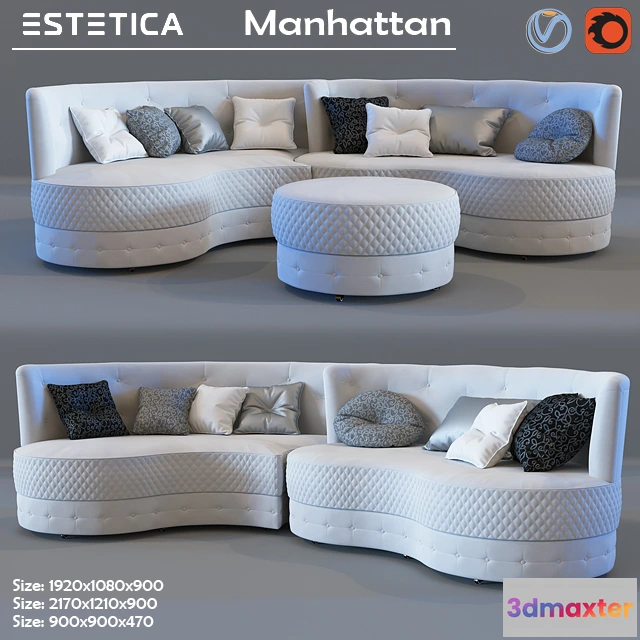 1080306 - Estetica Manhattan Sofa - 213863