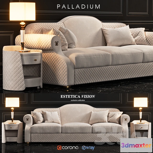 1080314 - ESTETICA Palladium Sofa - 213871