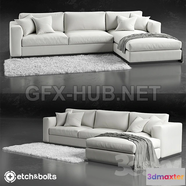 1080322 - EtchBolts Eudora L-Shaped Sofa - 213879