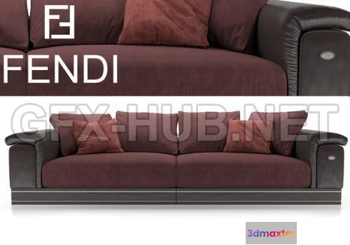 1080624 - Fendi Andrew Sofa 3d model - 214181