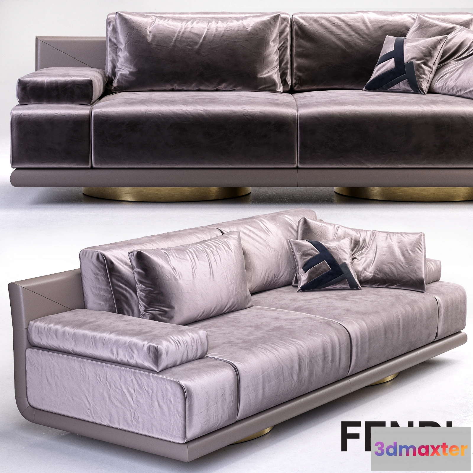 1080626 - Fendi Artu 3seater Sofa - 214183
