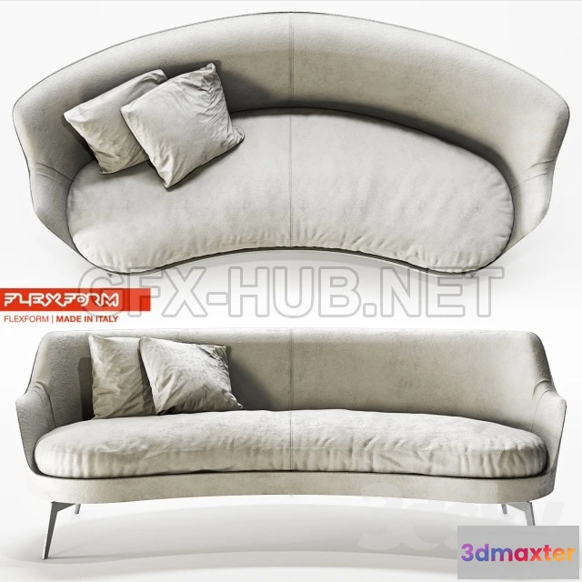 1080990 - Flexform Guscio Sofa - 214547