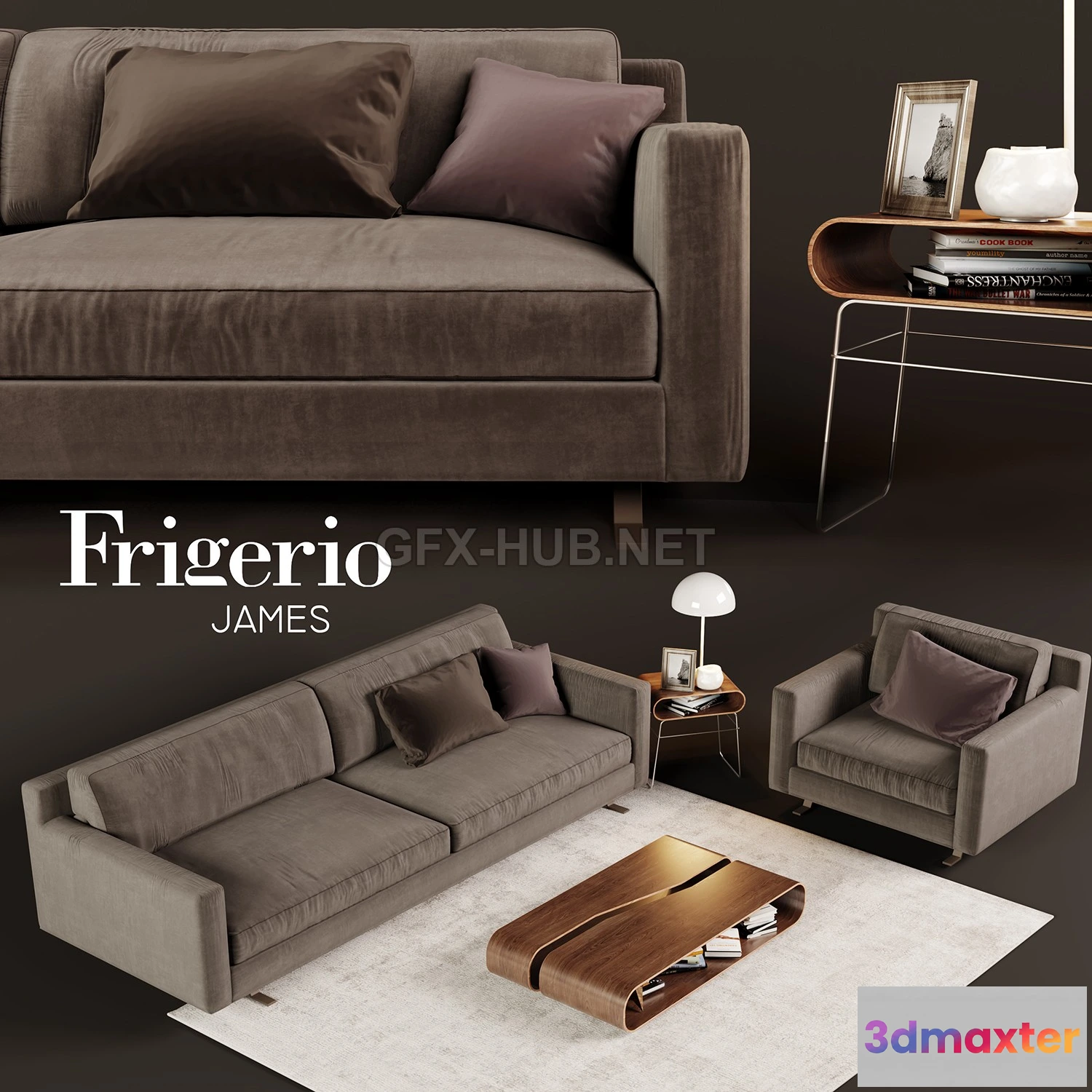 1081460 - Frigerio James sofa and table - 215017