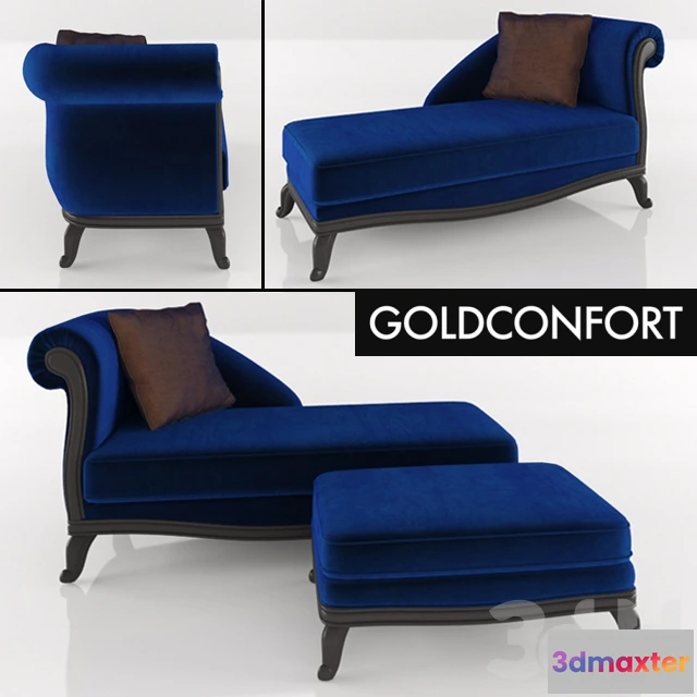 1082012 - GOLDCONFORT sofa and pouf - 215569